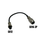 Adapter elscooter laddare  GX16 3pin -> GX12 3pin