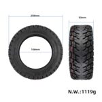 11 tum Elscooter Däck 90/65-6.5 - Allround / Tubeless - Bild 2
