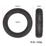 10 tum Elscooter Däck 10*2.125 - Segway Ninebot F20D F25E F30 F40 - Bild 2