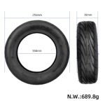 10 tum Tubeless däck 70/80-6.5 - Ninebot S+ / Xiaomi Mini+ - Bild 2