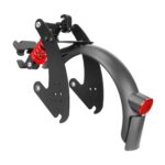 Bakre stötdämparkit V2 inkl. stänkskärm - Ninebot G30 (röd) - Bild 4