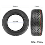 11 tum CST Elscooter Däck 90/65-6.5 - Tubeless / Street - Bild 6