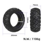 9 tum Punkteringsfritt Däck 9*3.0-5.5 - Kukirin G2 Pro 2024 - Bild 5