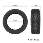 9 tum Elscooter Däck 9*3.00-6 – Allround / Tubeless - Bild 3