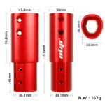 Styrstamsförlängare Elscooter - Ninebot G30 / Ewheels V2 Max - Bild 2