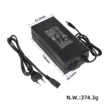 48V / 54.6V 2A Batteriladdare till Elscooter & Elcykel – DC 5.5*2.1mm - Bild 6