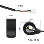 Gasreglage / Throttle - Xiaomi 5 Plus Scooter (Original) - Bild 2