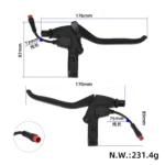 Set med bromshandtag - Kukirin G2 Pro / G2 Max - Bild 2