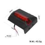 LED-kåpa vänster bak – Kukirin G2 Pro - Bild 2