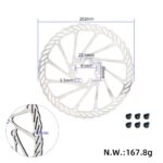 203mm Bromsskiva till MTB / Elcykel (6-håls) - Bild 2