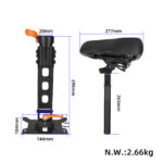 Bred Sadel till Kukirin G2 Pro 2024 Elscooter - Bild 2