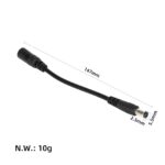 Adapterkabel DC 2.1 till DC 2.5 – Laddare Elscooter & Elcykel - Bild 5