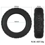 10 tum Tubeless elscooterdäck 10*2.50-6.1 Offroad - Bild 2