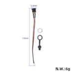 Laddport till Elscooter / Elcykel DC 5.5*2.1mm (hona) - Bild 2