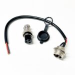 GX16 3-pin laddport inkl. honkontakt till laddare