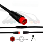 Vattentät snabbkoppling 2-pin - 8mm hane