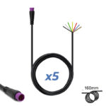 Vattentät snabbkoppling 7-pin 8mm hane