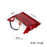 Bromslampa med blinkers - Kukirin G3 elscooter - Bild 4