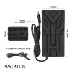 54.6V 3A Snabbladdare till Elscooter / Elcykel - DC 2.1mm - Bild 2