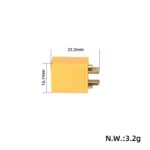 XT60 kontakt hane - Bild 2