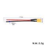 XT30 batterikabel hane 10 cm 14AWG - Bild 2