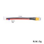 XT30 batterikabel hona 10 cm 14AWG - Bild 2
