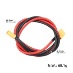 XT60 hane till hona adapterkabel 60 cm (12AWG) - Bild 2