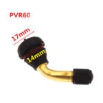 Tubelessventil 45 grader PVR60 för Elscooter / ATV / MC - Bild 2