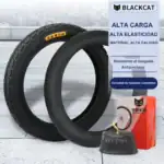 14*2.125 (57-254) 14 tum innerslang med böjd ventil (Black Cat) - Bild 2