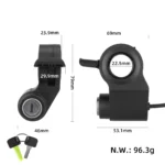 Tändningslås gasreglage - Kukirin G2 Pro / G2 Max elscooter (2025) - Bild 2