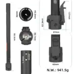 Original Styrstam med fällmekanism Xiaomi 5 Max elscooter - Bild 2