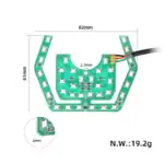Främre ambientbelysning till KuKirin A1 Elscooter - Bild 2