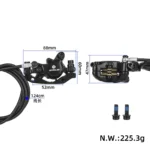 Hydraulisk frambroms Kukirin G3 Pro elscooter - Bild 2