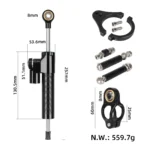 Styrdämpare Kukirin G3 Pro / Ausom Gallop elscooter - Bild 2