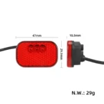 Bromslampa Kukirin G2 Pro elscooter 2024- (inkl. skruvsats) - Bild 2