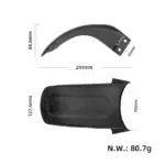 Främre stänkskärm till KuKirin A1 Elscooter - Bild 2