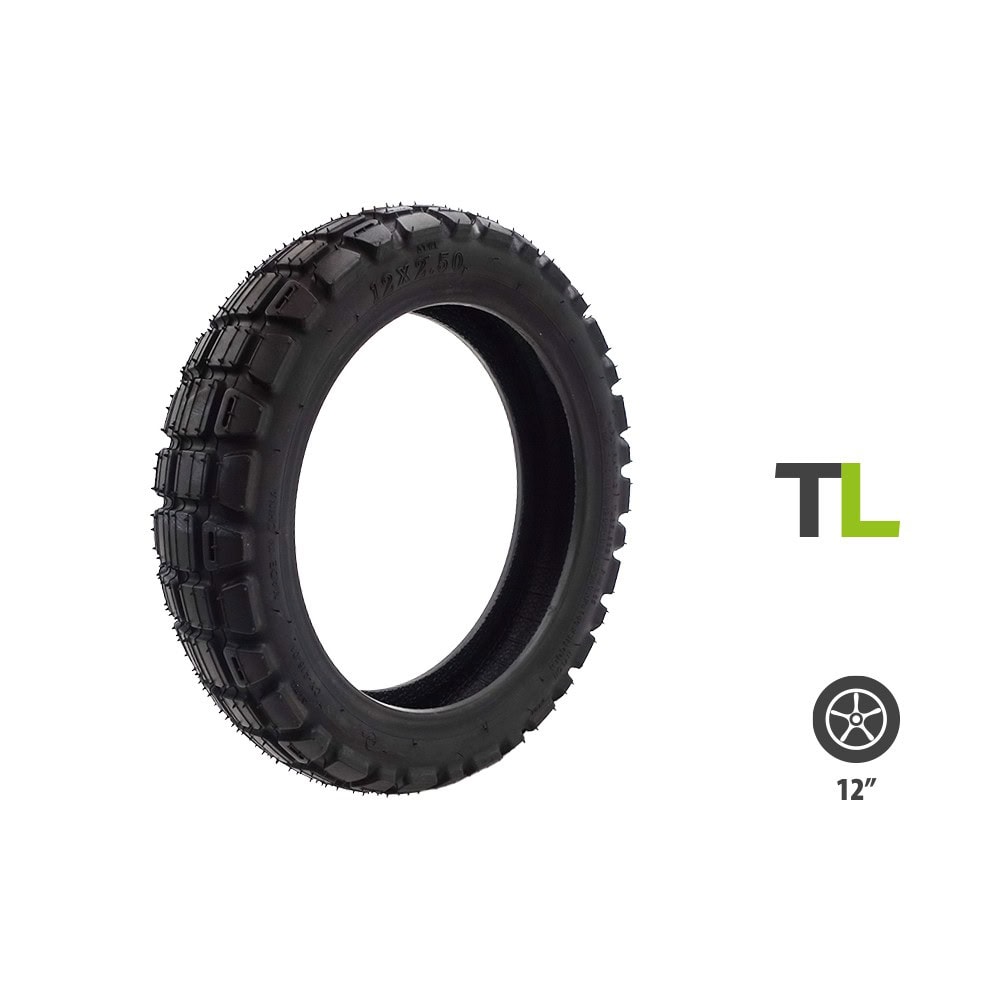 119671-1.jpg 12*2.50 Tubeless däck Xiaomi 6 Max / 6 Pro scooter (Semi-offroad) - Bild 1