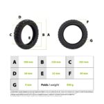 12*2.50 Tubeless däck Xiaomi 6 Max / 6 Pro scooter (Semi-offroad) - Bild 3