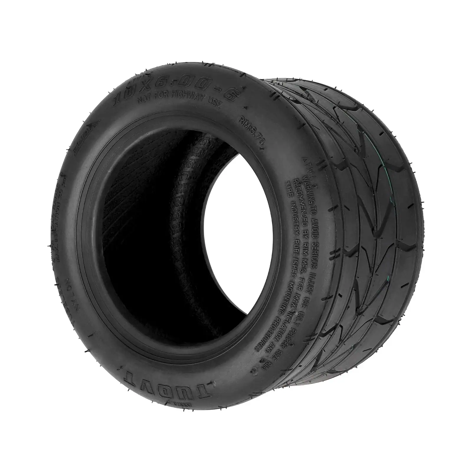 393cbcbbbbb54f238216b65a523db10a.webp Tuovt 10*6.00-6 Tubeless däck till 6 tum fälg - Bild 1