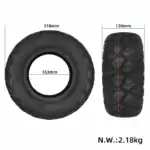 14*5.0-6.5 offroad tubeless däck till Elscooter / Buggykart / ATV - Bild 2