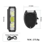 Kraftfull LED-Lampa till Elscooter / Cykel med Powerbank - Bild 2