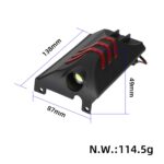 Chassikåpa med LED Kukirin G3 Pro - Höger Fram - Bild 2