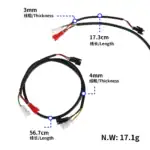 Höger LED-kabel till Kukirin G2 Master Elscooter (Original) - Bild 4